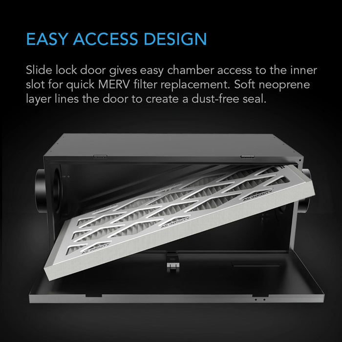 AC Infinity Air Filter box with high efficacy filter