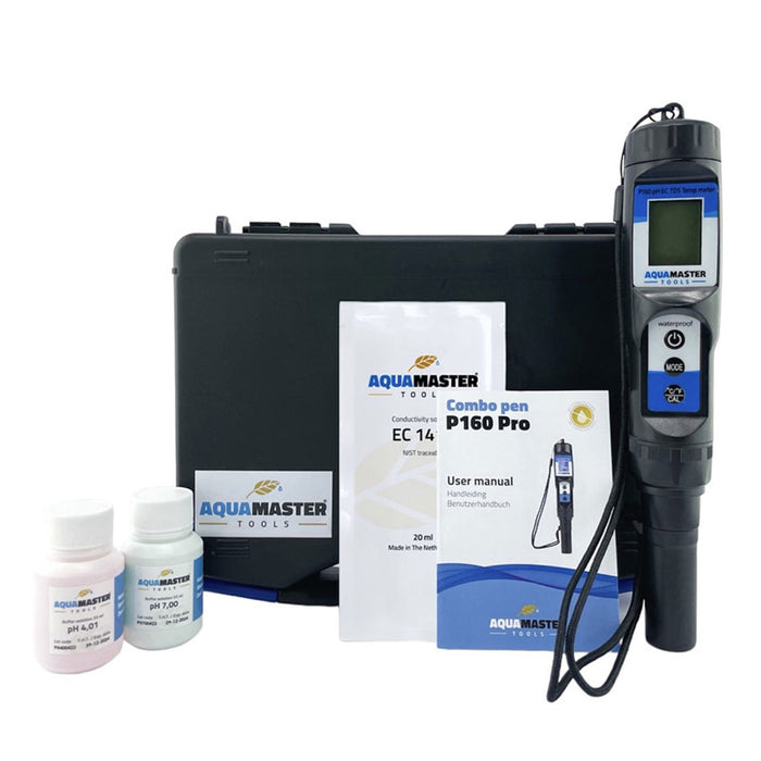 Aquamaster Combo Pen P160 Pro PH - EC - PPM - TDS - Temp Meter