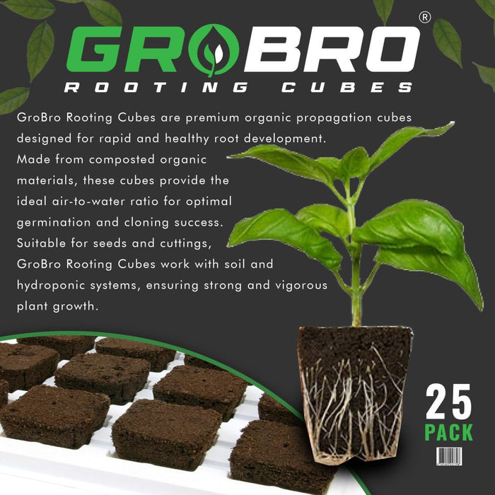 GroBro Rooting Cubes 25pk