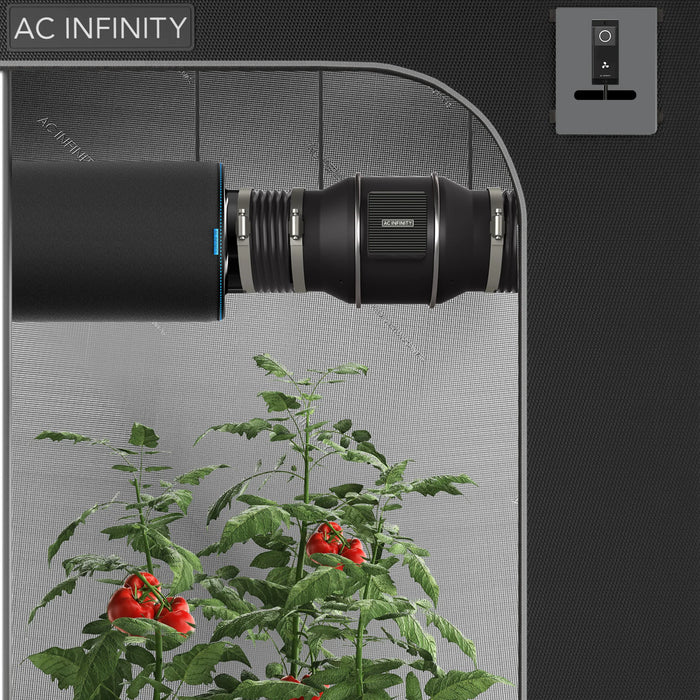 AC Infinity, Cloudline S6 Quiet Inline Duct Fan With Speed Controller, 6 Inch - 150 MM