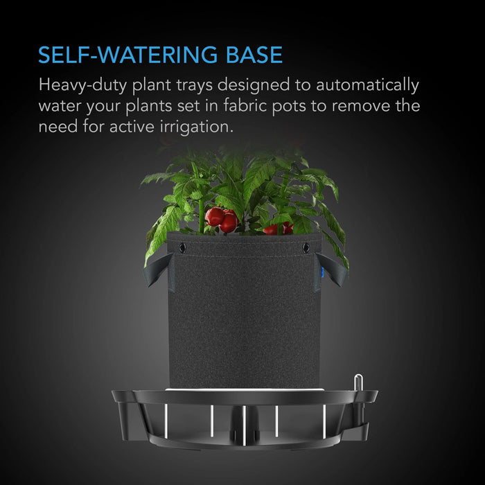 AC Infinity Self-Watering Fabric Pot Base 4pk