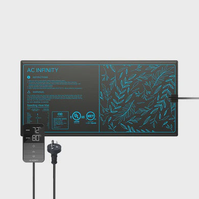 AC Infinity Suncore H3, Seedling Heat Mat with heat Controller, IP-67 Waterproof 25.4 x 52.70 CM