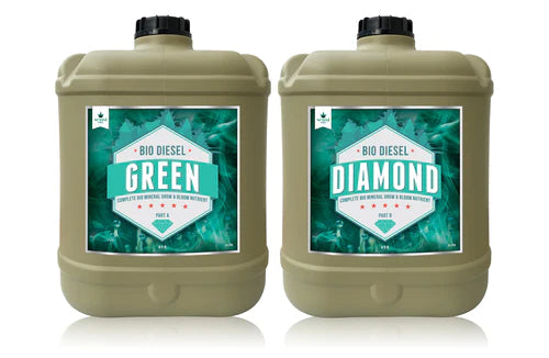 Hydroponic Nutrient - Bio Diesel Nutrients GREEN DIAMOND A+B Nutrient 2 Part