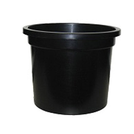 580MM STANDARD BLACK BUCKET 90LTR NO HOLES