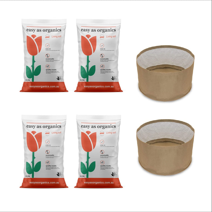 Easy As Organics Living Soil Grow Bundle