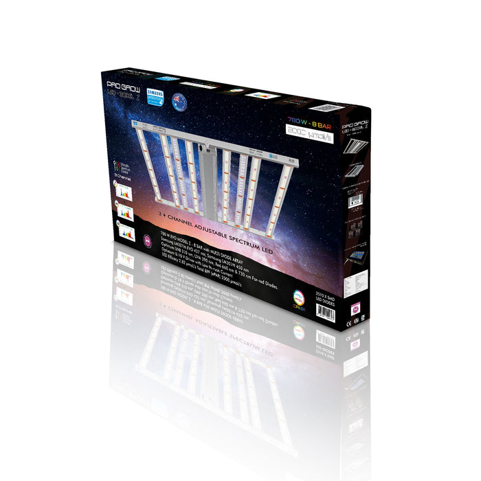 Pro Grow LED 780 W EVO Model Z 8 Bar