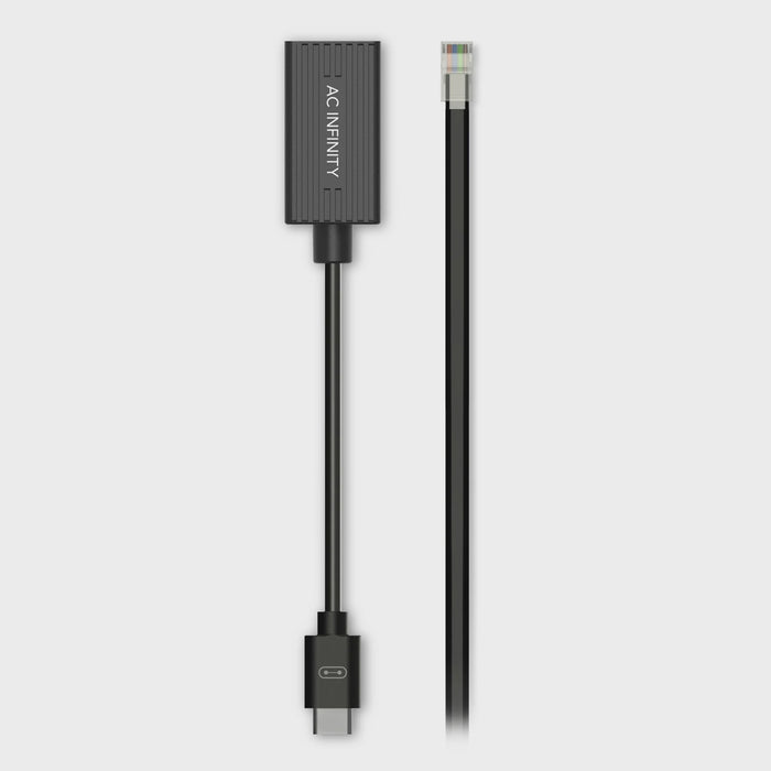 AC Infinity UIS Lighting Adapter Type-A, for RJ11/12 Connector lights with PWM or 0-10v Dimmers