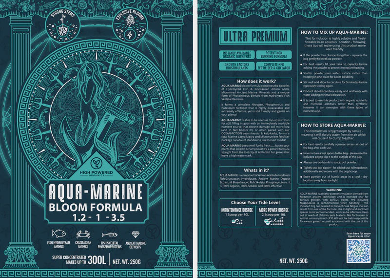 High Powered Organics Aqua Marine Bloom
