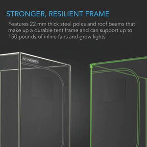 AC Infinity Cloudlab 844, Advance Grow Tent 2000D Diamond Mylar Canvas