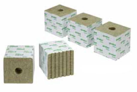 Grodan Cube Delta 8g 100 x 100 with hole