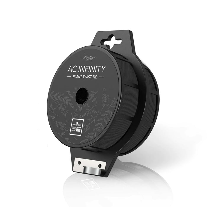 AC Infinity - Black Twist Ties with Built-In Cutter - 100 m