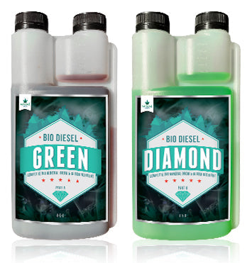 Hydroponic Nutrient - Bio Diesel Nutrients GREEN DIAMOND A+B Nutrient 2 Part