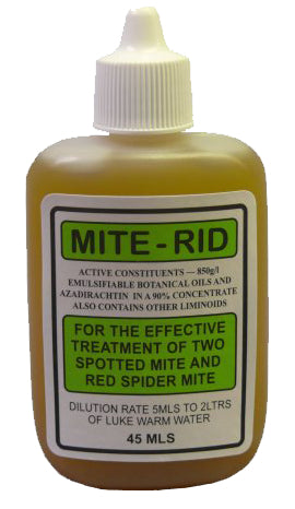 Pest Control - Mite Rid - Azardirachtin & Botanical Oils 90% Concentrate