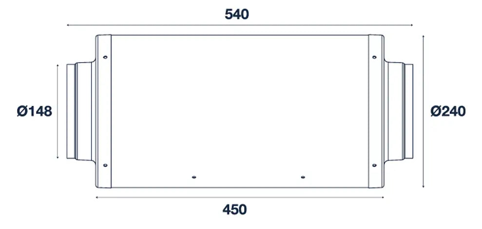 Pro Grow Dragon Series Aeroblast Silenced Fan 150 mm
