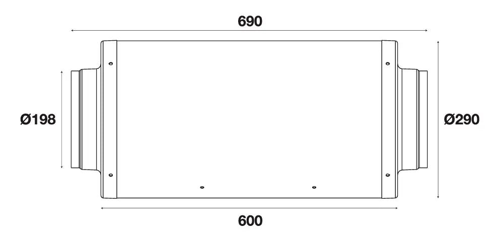 Pro Grow Dragon Series Aeroblast Silenced Fan 200 mm