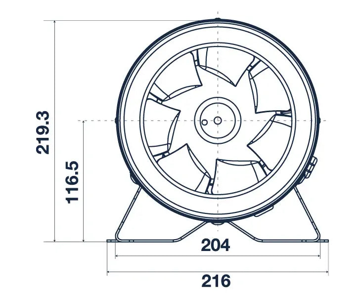 Pro Grow Dragon Series Aeroblast Fan 200 mm