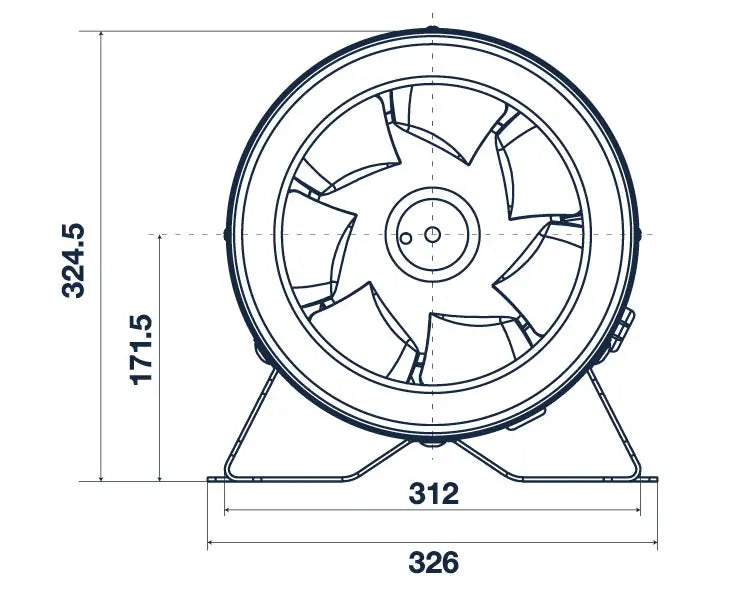 Pro Grow Dragon Series Aeroblast Fan 300 mm