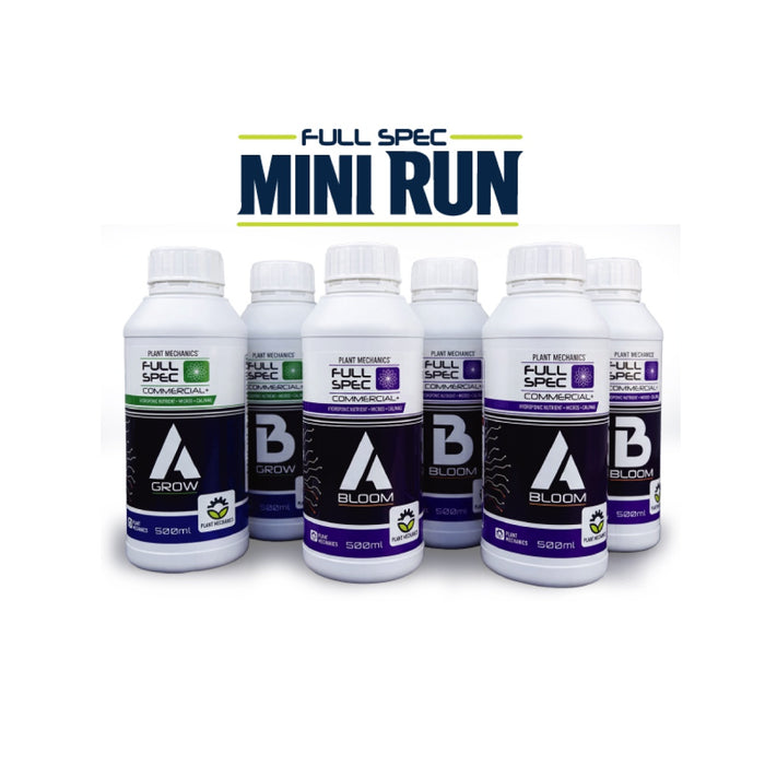 Plant Mechanics Mini Run Kit - Full Spec