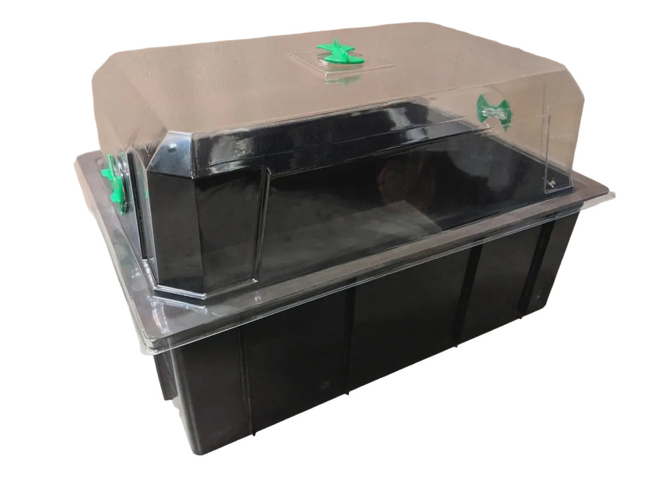 Propogator Lid Large (For Crop Box) Inc 3 Green Vents