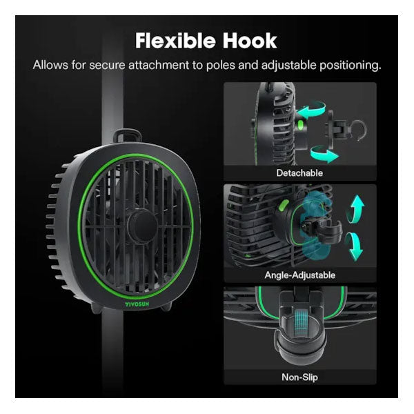 VIVOSUN AEROWAVE D4 CLIP FAN