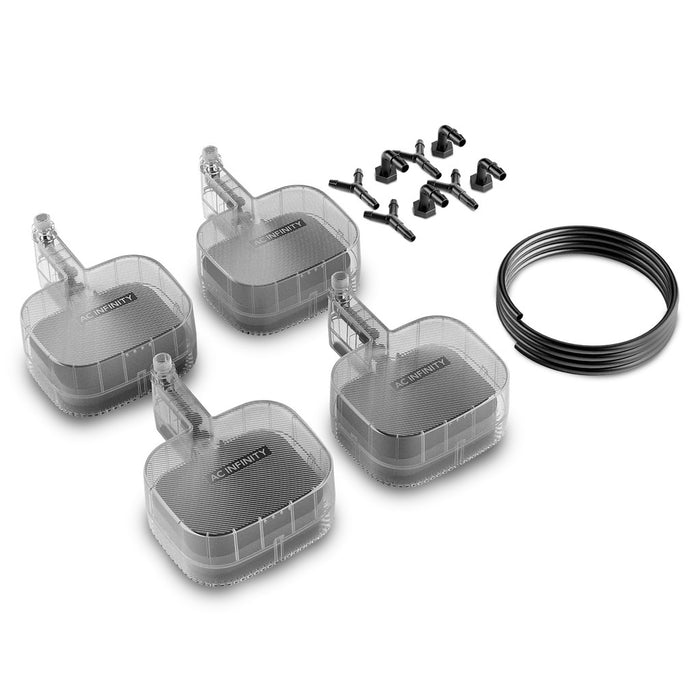 Ac Infinity Auto-Fill Upgrade Valve Kit for Self-Watering Base, 4-Pack