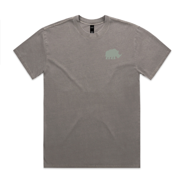 Bio Diesel "TROG" Rhino K Heavy Faded Grey T-Shirt
