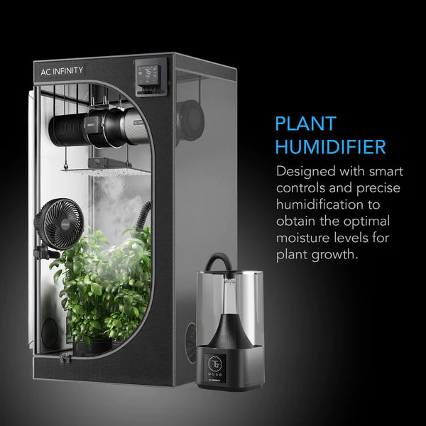 AC Infinity Cloudforge T3, Plant Humidifier, 4.5L, Smart controls w. targeted Vaporising