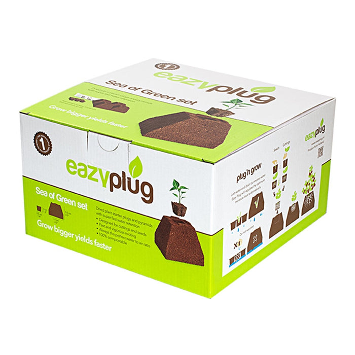 EAZY PLUG SEA OF GREEN SET (6x X PLUGS + 4 X MINI PYRIMID)