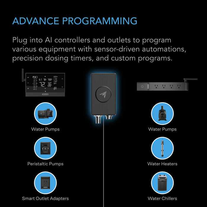 AC Infinity AI Hydro Sensor, for pH, EC, TDS and Water Temp Data Tracking