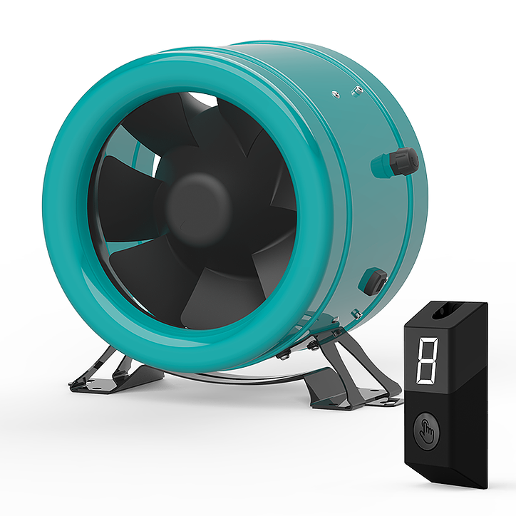 Frans Fans Sigilventus EC Mixed Flow Inline Fan — Fran's Hydroponics
