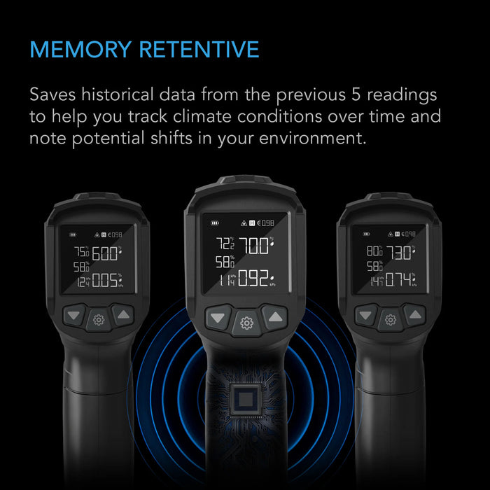 AC Infinity VPD Thermometer, Handheld Environmental Monitor, Captures Leaf VPD and Temperature