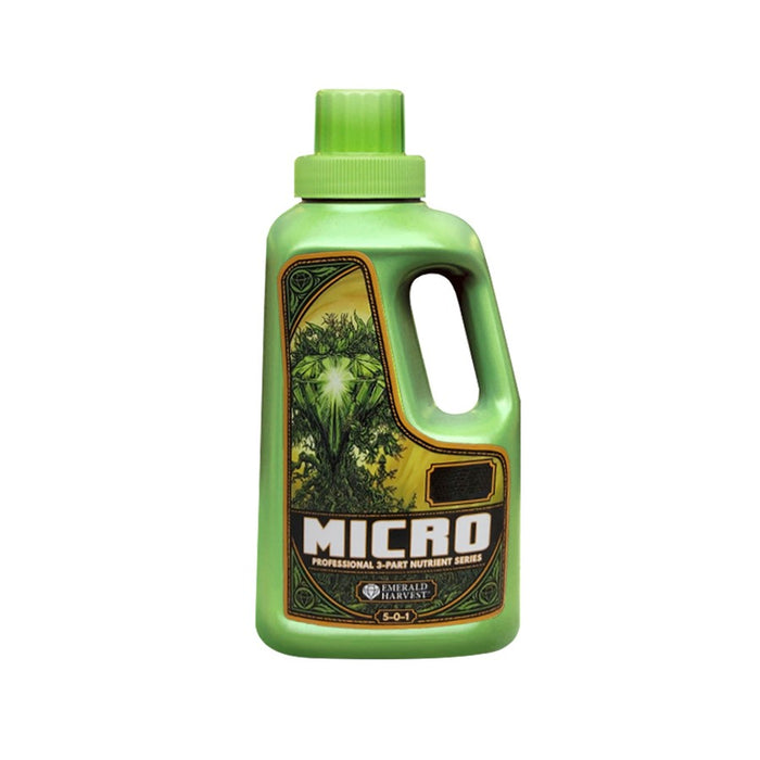 Emerald Harvest Grow | Micro | Bloom 3-Part Base Nutrient (Individual Bottles)