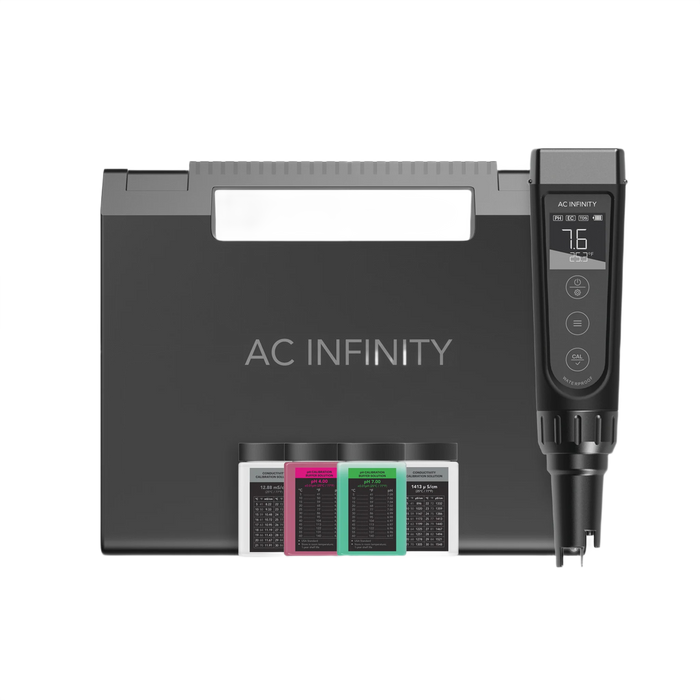 AC Infinity Hydroponic Meter Pro Kit, ALL-IN-ONE PH PEN, Interchangeable Probe
