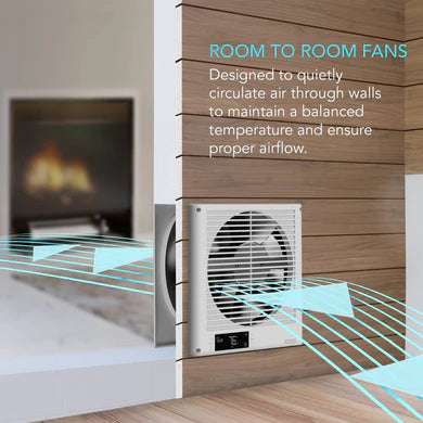 AC Infinity Room To Room Fan, Two-Way Airflow, Temperature controller, 8 Inch / 200 mm