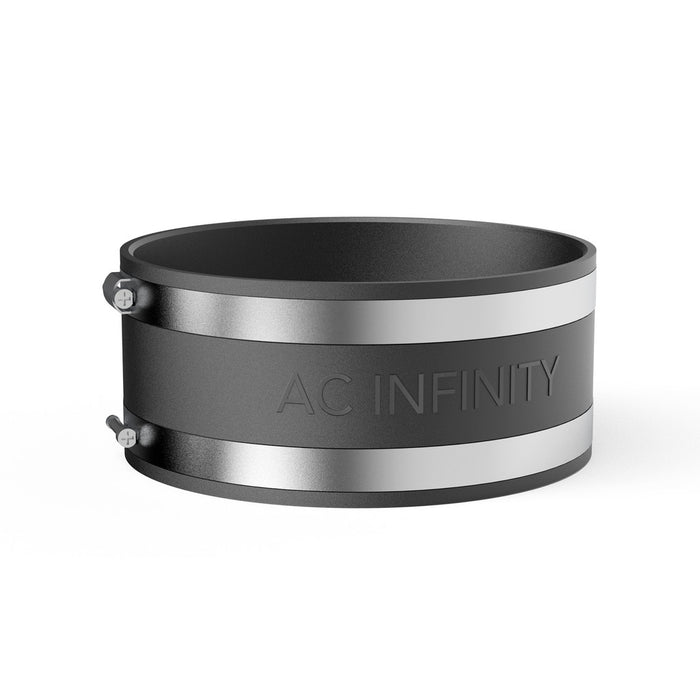 AC Infinity Noise Reduction Clamp, Duct Coupler with Stainless Steel Clamps