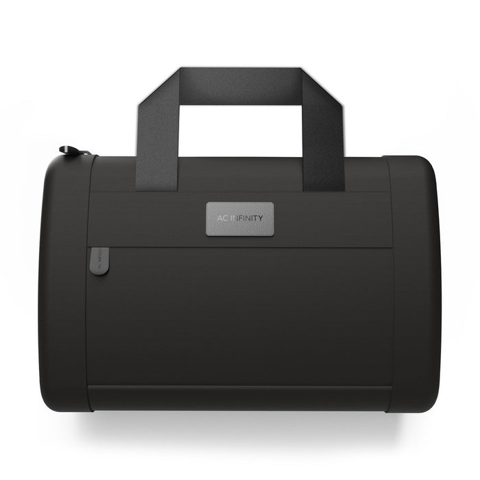 AC Infinity Smell Proof HandBag, Black, With 900D Nylon Fabric and Carbon Filter Lining