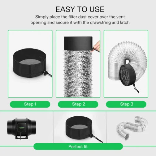 VIVOSUN 6″ DUCT FILTER COVER – 150MM