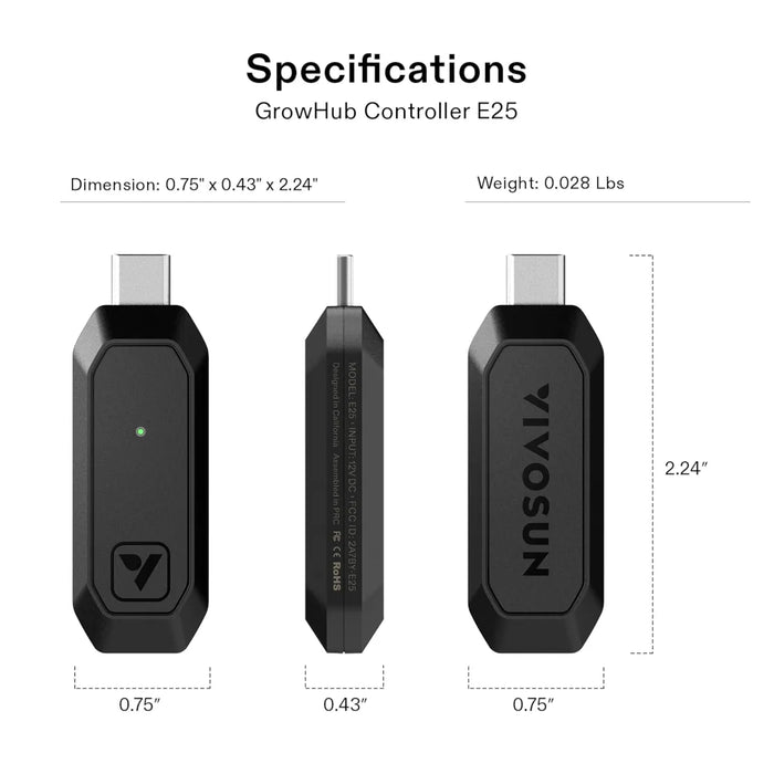 VIVOSUN GROWHUB E25 CONTROLLER