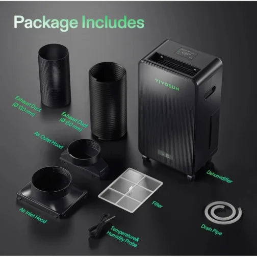 VIVOSUN AERODRAIN D12 DEHUMIDIFIER