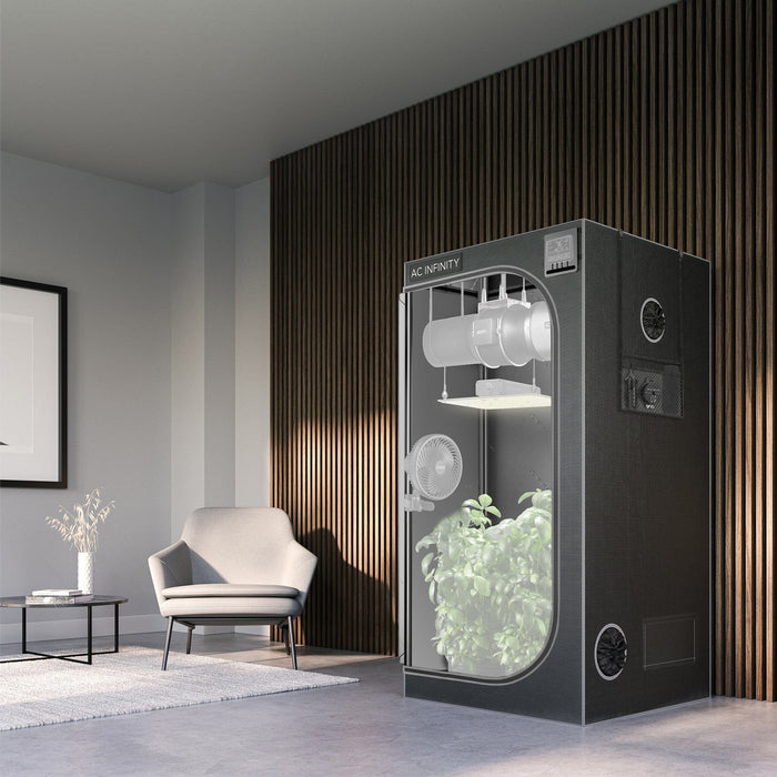 AC Infinity Cloudlab 632, Advance Grow Tent 90x60x180 Cm, 2000D Diamond Mylar Canvas