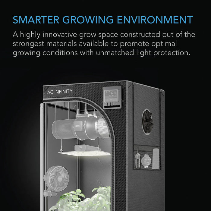 AC Infinity Cloudlab 632, Advance Grow Tent 90x60x180 Cm, 2000D Diamond Mylar Canvas