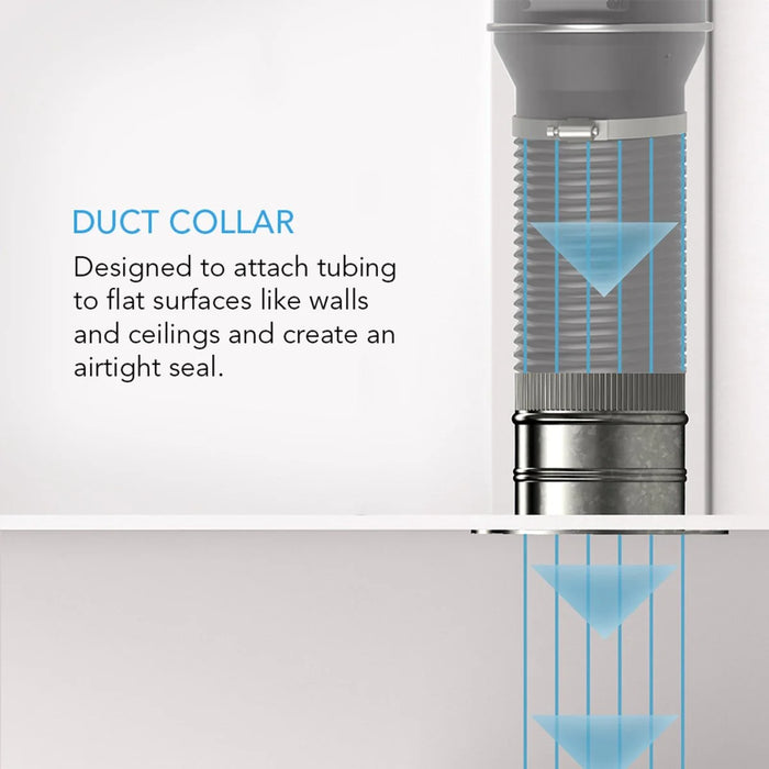 AC Infinity Ducting Collar (Galvanised Steel)