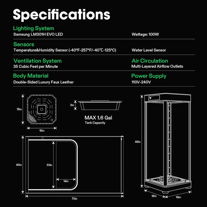 VIVOSUN VGROW SMART GROW BOX