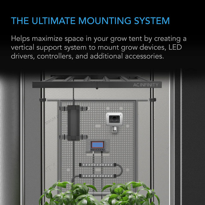 AC Infinity Grow Tent Gear Board, Equipment and Cable Wall Organizer