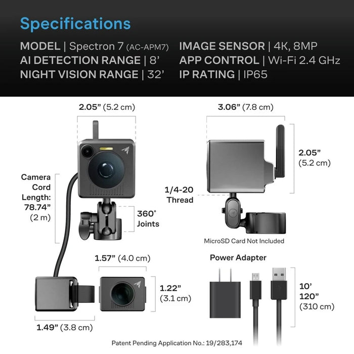 PRE ORDER opens late September  : AC Infinity Spectron 7, AI-Powered Grow Camera 4k -
