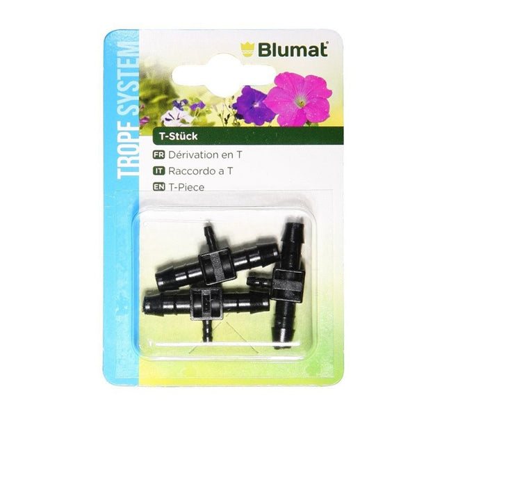 Blumat Tee 8mm Line 3mm Branch - 3 pack