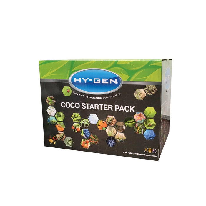 Hy-Gen Coco Starter Kit Organic Australian Compressed COCO & pH Control Kit