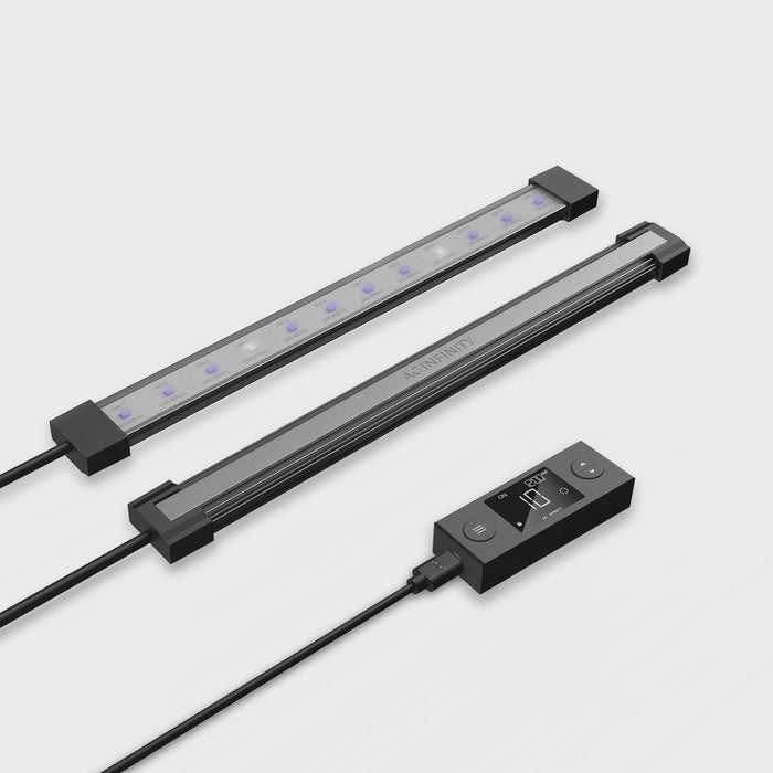 AC Infinity Ionbeam U2, Targeted Spectrum UV LED Grow Light Bars, 2-Bar Kit 11 inch / 28 cm