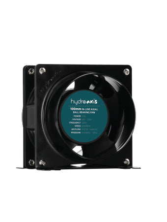 Fans And Ventilation - HYDRO AXIS BALL BEARING INLINE FAN 100MM
