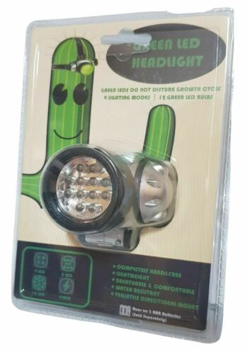 Green Light LED Head Lamp
